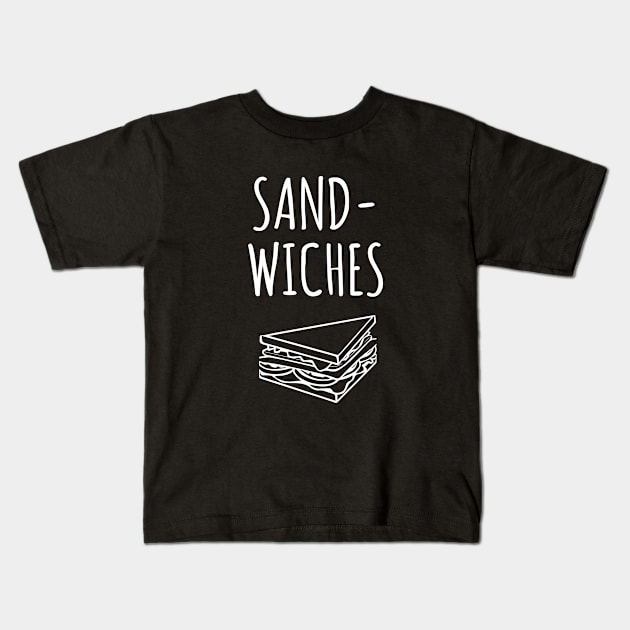 We Finish Each Others Sandwiches Kids T-Shirt by sandyrm